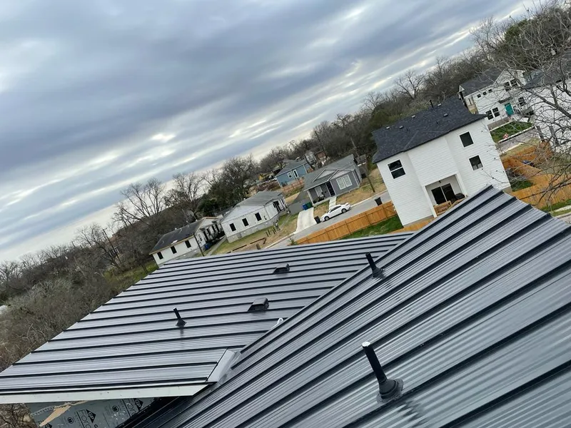 Standing seam metal roof panels with vents for Skylight Repair in Prosser